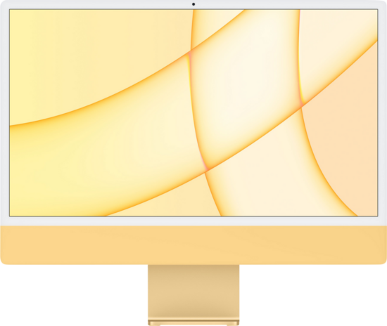 Apple iMac 24" (2021) 8GB/512GB Apple M1 met 8 core GPU Geel AZERTY