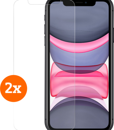 BlueBuilt Apple iPhone 11 / Xr Screenprotector Glas Duo Pack