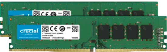 Crucial 32GB 2400MHz DDR4 SODIMM CL17 (2x16GB)