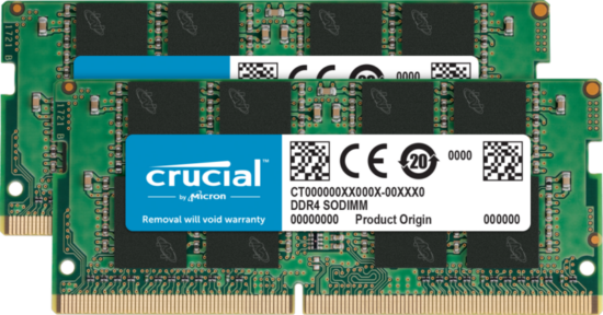 Crucial 16GB 3200MHz DDR4 SODIMM CL22 (2x8GB)