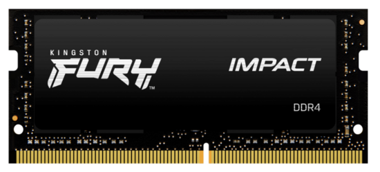 Kingston FURY Impact DDR4 SODIMM Memory 2600MHz 8GB (1 x 8GB)