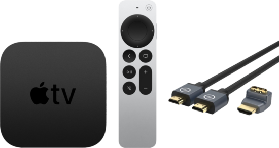 Apple TV 4K (2021) 32GB + BlueBuilt HDMI 2.1 Kabel