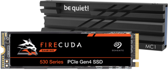 Seagate Firecuda 530 2TB SSD + Be quiet! MC1 M2 SSD cooler