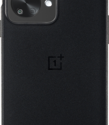 OnePlus Nord 2T Sandstone Bumper Case Back Cover Zwart