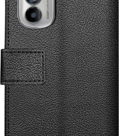 Just in Case Wallet Motorola Edge 30 Book Case Zwart