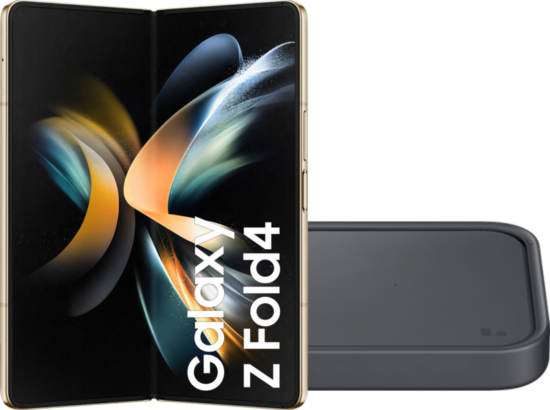 Samsung Galaxy Z Fold 4 256GB Beige 5G + Draadloze Oplader 15W