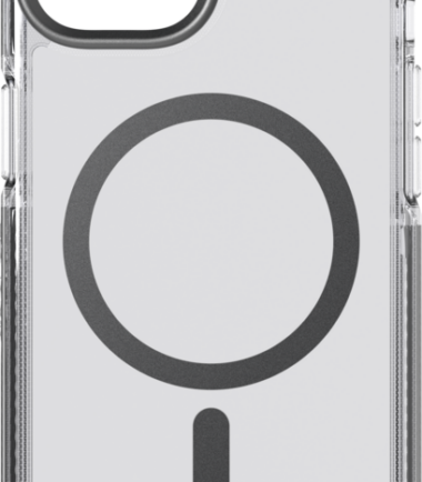 Tech21 Evo Crystal Apple iPhone 14 Back Cover met MagSafe Transparant/Zwart