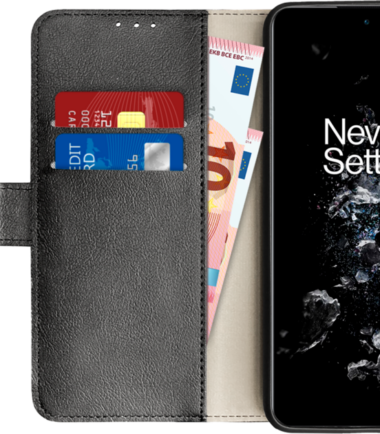 Just in Case Wallet OnePlus 10T Book Case Zwart