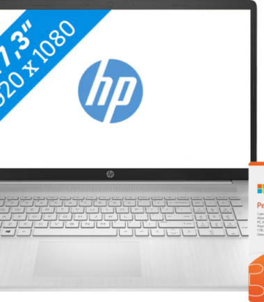 HP 17-cn0111nb Azerty + Microsoft Office 365 Personal 1 jaar