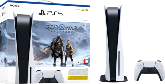 PlayStation 5 Disc Edition + God of War Ragnarok