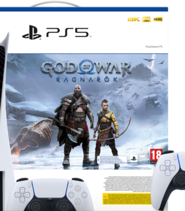 PlayStation 5 Disc Edition + God of War Ragnarok + Extra Controller Wit