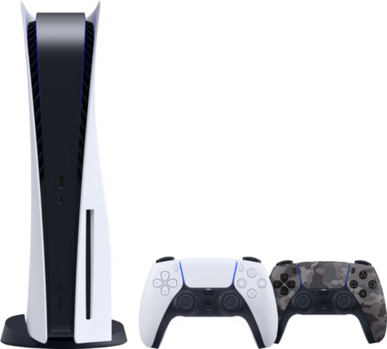 PlayStation 5 + Extra Controller Grey Camo