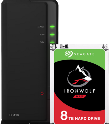 Synology DS118 + Seagate Ironwolf 8TB
