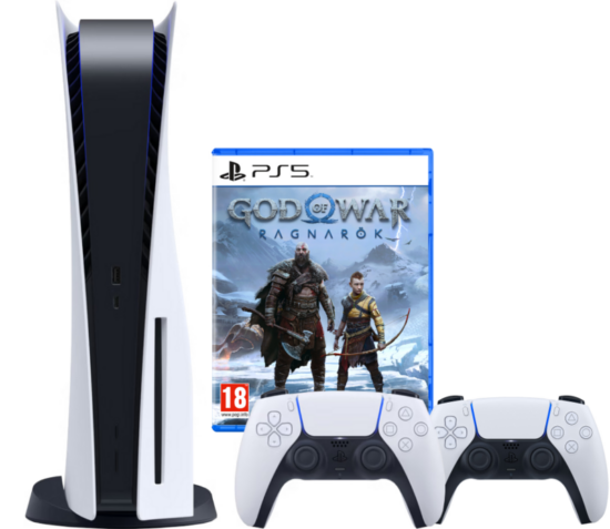 PlayStation 5 + God of War Ragnarok + Extra controller Wit
