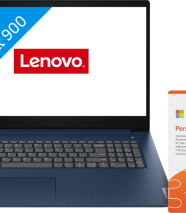 Lenovo IdeaPad 3 17ITL6 82H900QBMB Azerty + 1 jaar Office 365 Personal