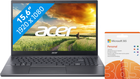 Acer Aspire 5 (A515-57-53EB) Azerty + 1 jaar Office 365 Personal
