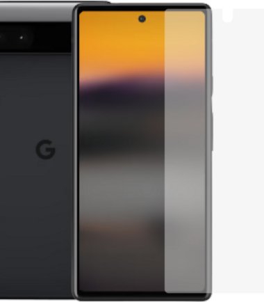Google Pixel 6a 128GB Zwart 5G + PanzerGlass Screenprotector