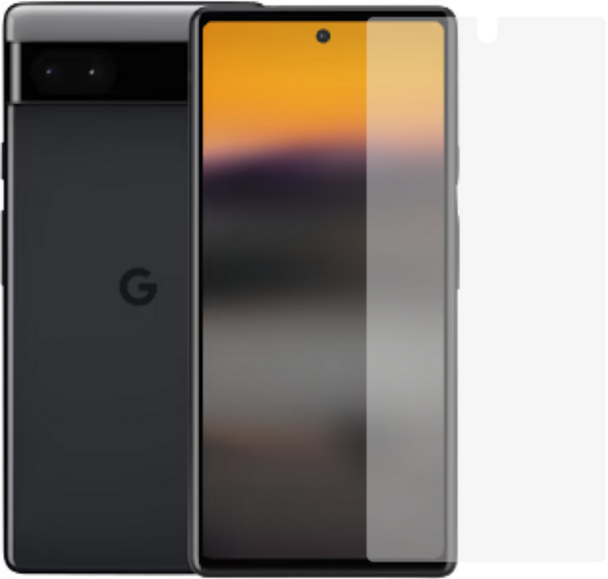 Google Pixel 6a 128GB Zwart 5G + PanzerGlass Screenprotector