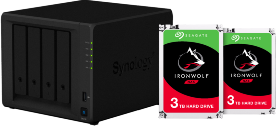 Synology DS418 + Seagate Ironwolf 6TB (2x3TB)