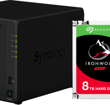Synology DS418 + Seagate Ironwolf 16TB (2x8TB)