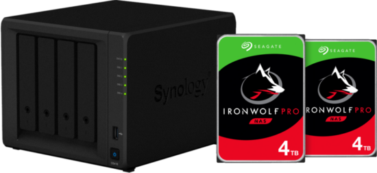 Synology DS418 + Seagate Ironwolf Pro 8TB (2x4TB)