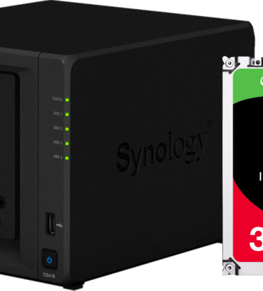 Synology DS418 + Seagate Ironwolf 12TB (4x3TB)