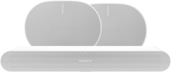 Sonos Ray Wit + 2x Era 300 Wit