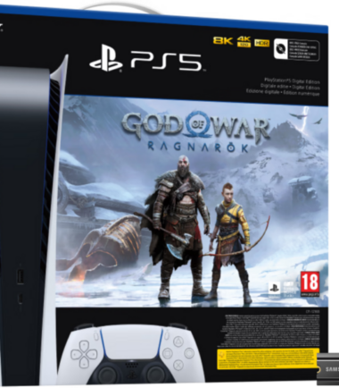 PlayStation 5 Digital Edition + God of War Ragnarok + Samsung 980 Pro 2TB w/ heatsink