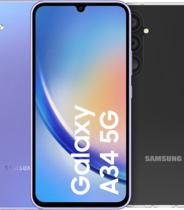 Samsung Galaxy A34 128GB Paars 5G + BlueBuilt Back Cover