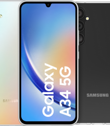 Samsung Galaxy A34 128GB Zilver 5G + BlueBuilt Back Cover