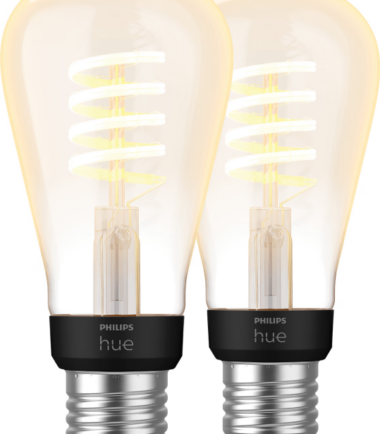 Philips Hue Filamentlamp White Ambiance Edison E27 2-pack