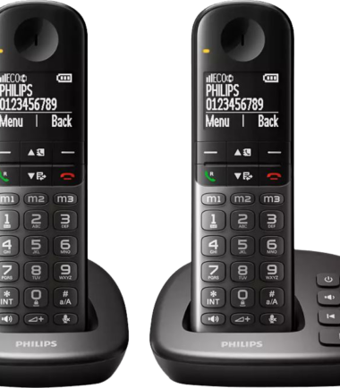 Philips DECT Draadloze Telefoon XL met 2 Handsets en Antwoordapparaat