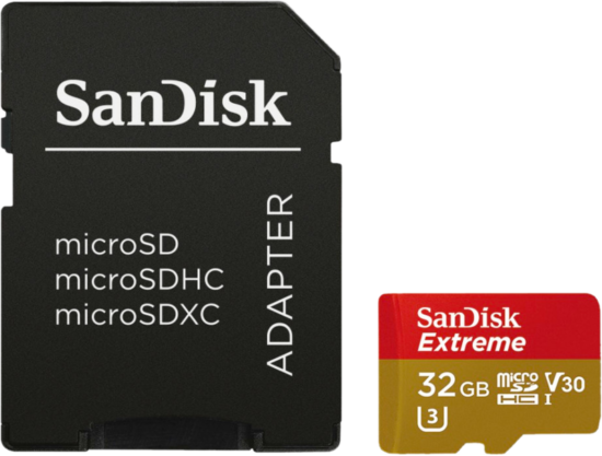 SanDisk Extreme 32GB microSDHC