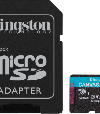 Kingston Canvas Go Plus 64GB microSDXC + SD Adapter