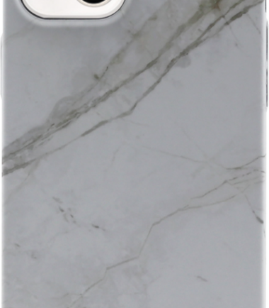 BlueBuilt White Marble Hard Case Apple iPhone 13 Back Cover
