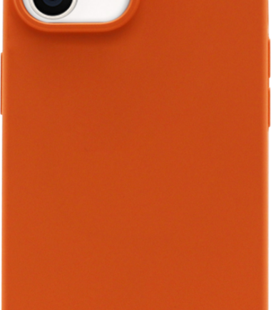 BlueBuilt Soft Case Apple iPhone 12 mini Back Cover met MagSafe Oranje