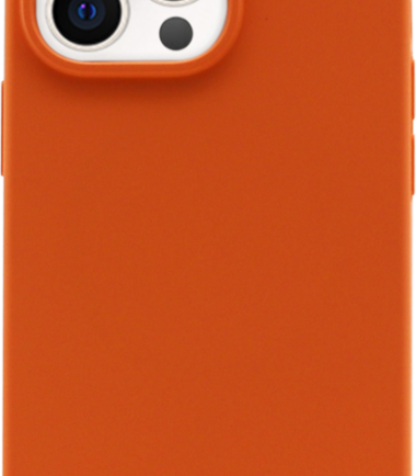 BlueBuilt Soft Case Apple iPhone 13 Pro Max Back Cover met MagSafe Oranje