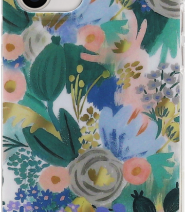 BlueBuilt Wild Flowers Soft Case Apple iPhone 12 Mini Back cover Transparant