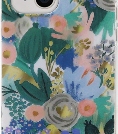 BlueBuilt Wild Flowers Soft Case Apple iPhone 13 Back cover Transparant