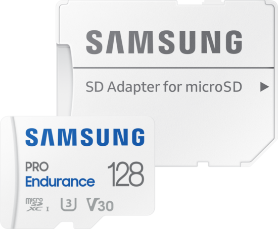 Samsung PRO Endurance 128GB microSDXC + SD Adapter