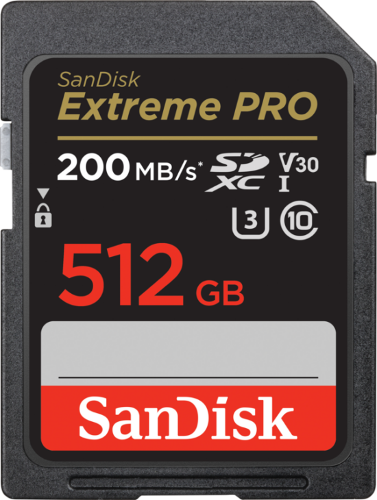 SanDisk Extreme Pro 512GB SDXC