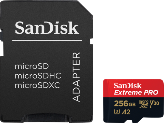 SanDisk MicroSDXC Extreme Pro 256GB 200mb/s