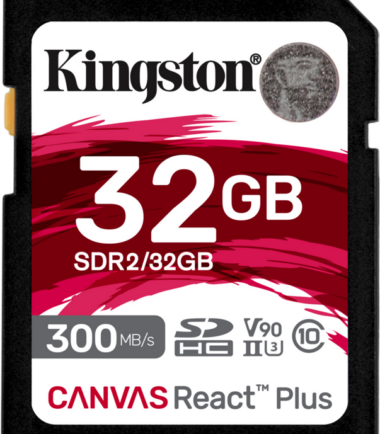 Kingston Canvas React Plus 32GB SDHC