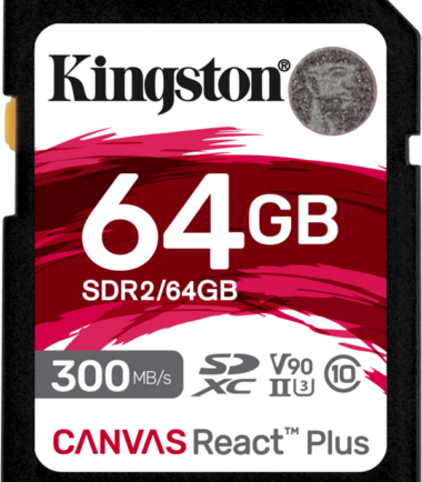 Kingston Canvas React Plus 64GB SDXC