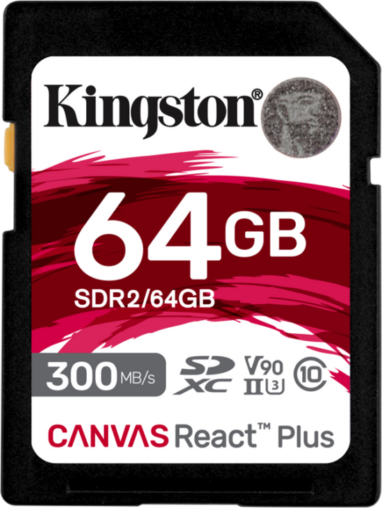Kingston Canvas React Plus 64GB SDXC