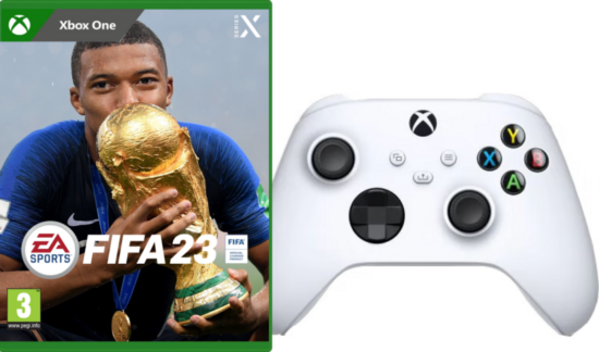 FIFA 23 Xbox One + Xbox Wireless controller Wit