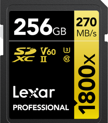 Lexar Professional 1800x GOLD 256GB SDXC 170mb/s