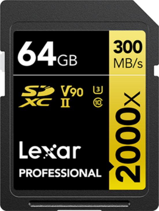 Lexar PRO Gold 64GB SDXC