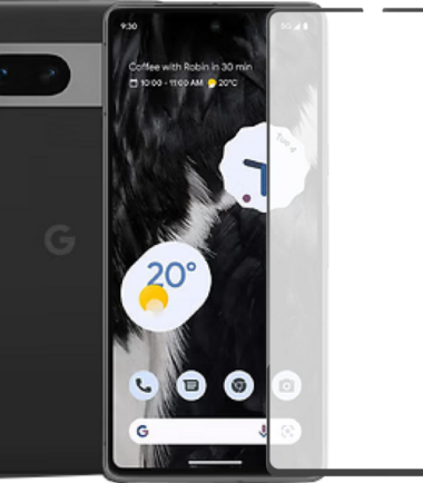 Google Pixel 7 128GB Zwart 5G + PanzerGlass Screenprotector