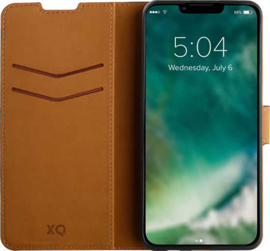 XQISIT Wallet Case Apple iPhone 13 Book Case Zwart